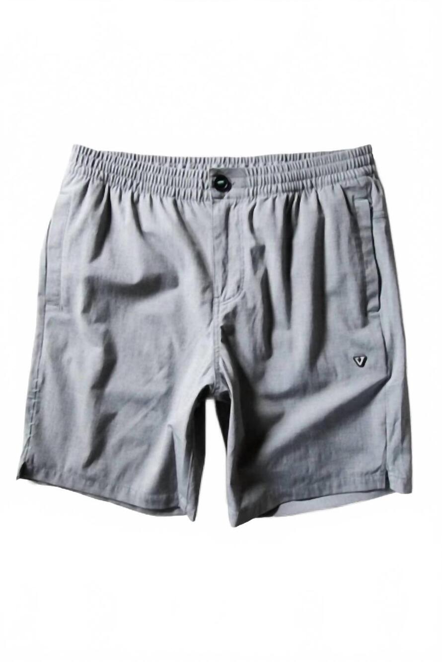 NEW VISSLA men's alto eco shorts in dark grey